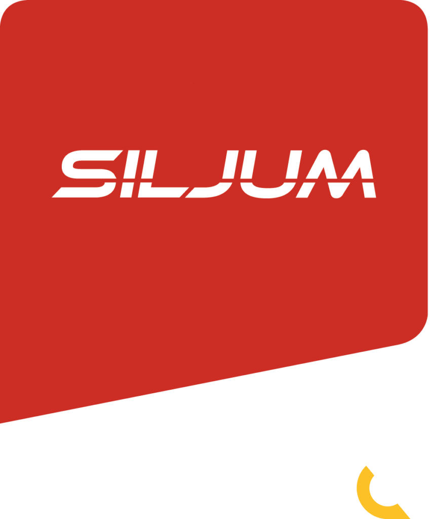 Siljum logotyp med Fronteq